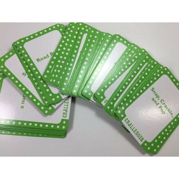 Cranium Super Showdown Game 100 Green Challenger Play Cards Replacement Pc 2006 - Picture 4 of 4